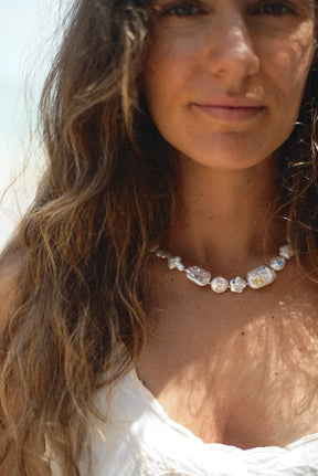 The Celestial Garden Pearl Necklace