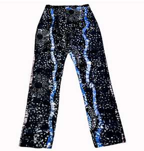Oke Adire Printed Black Pant