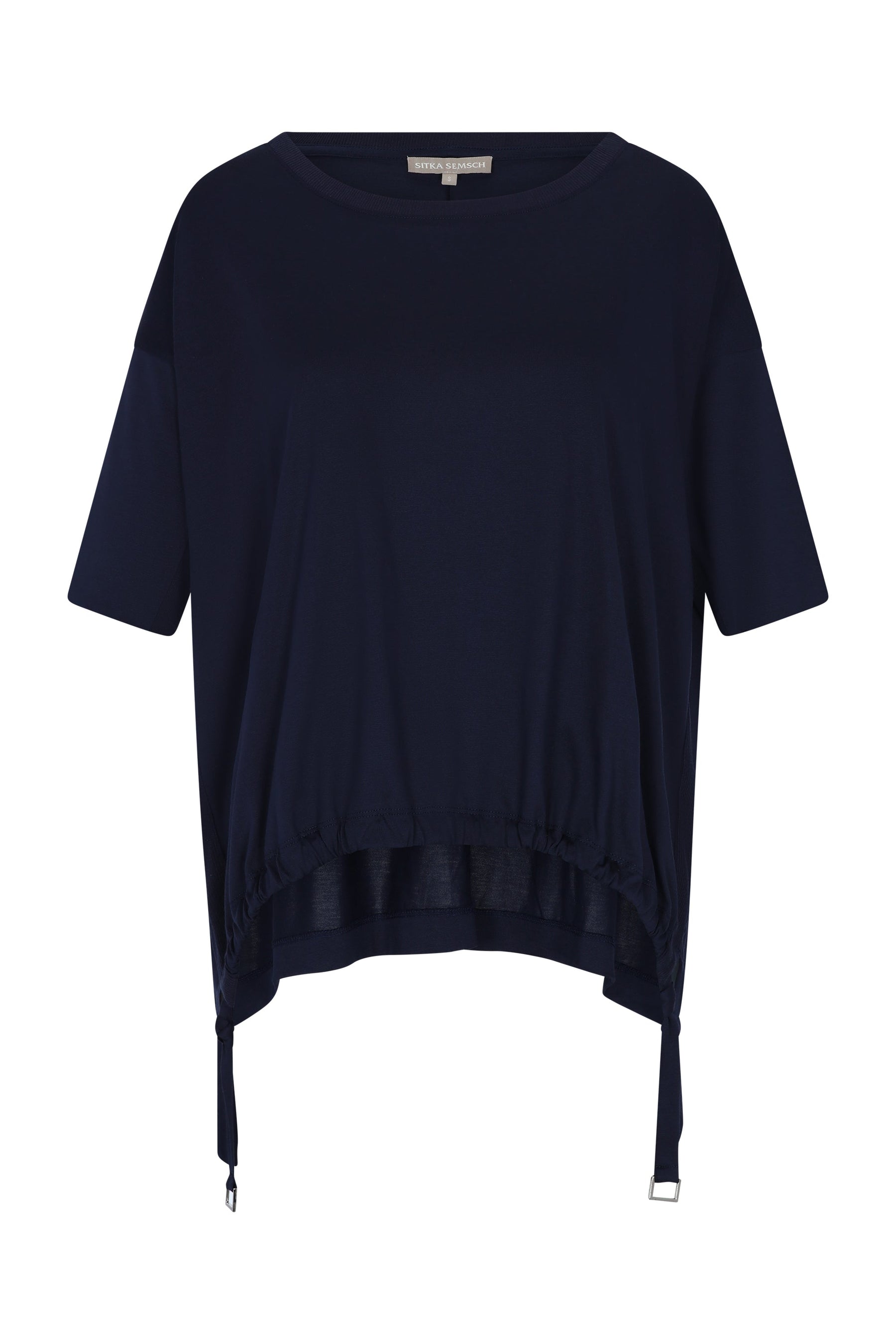 Amaya Asymmetric Buckle Top