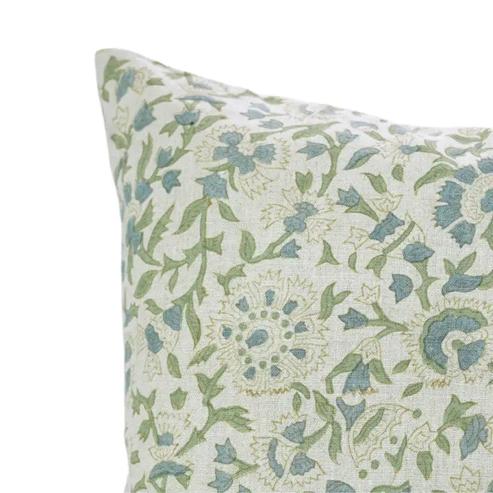 Bohemian Hand-Carved Stylish Handmade Design Printed Pure Linen Pillow Cover - Puhspalata