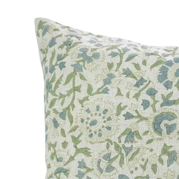 Bohemian Hand-Carved Stylish Handmade Design Printed Pure Linen Pillow Cover - Puhspalata