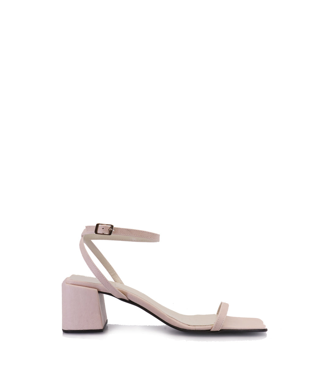 Chic Eco-Friendly Square Heel Sandals Pou