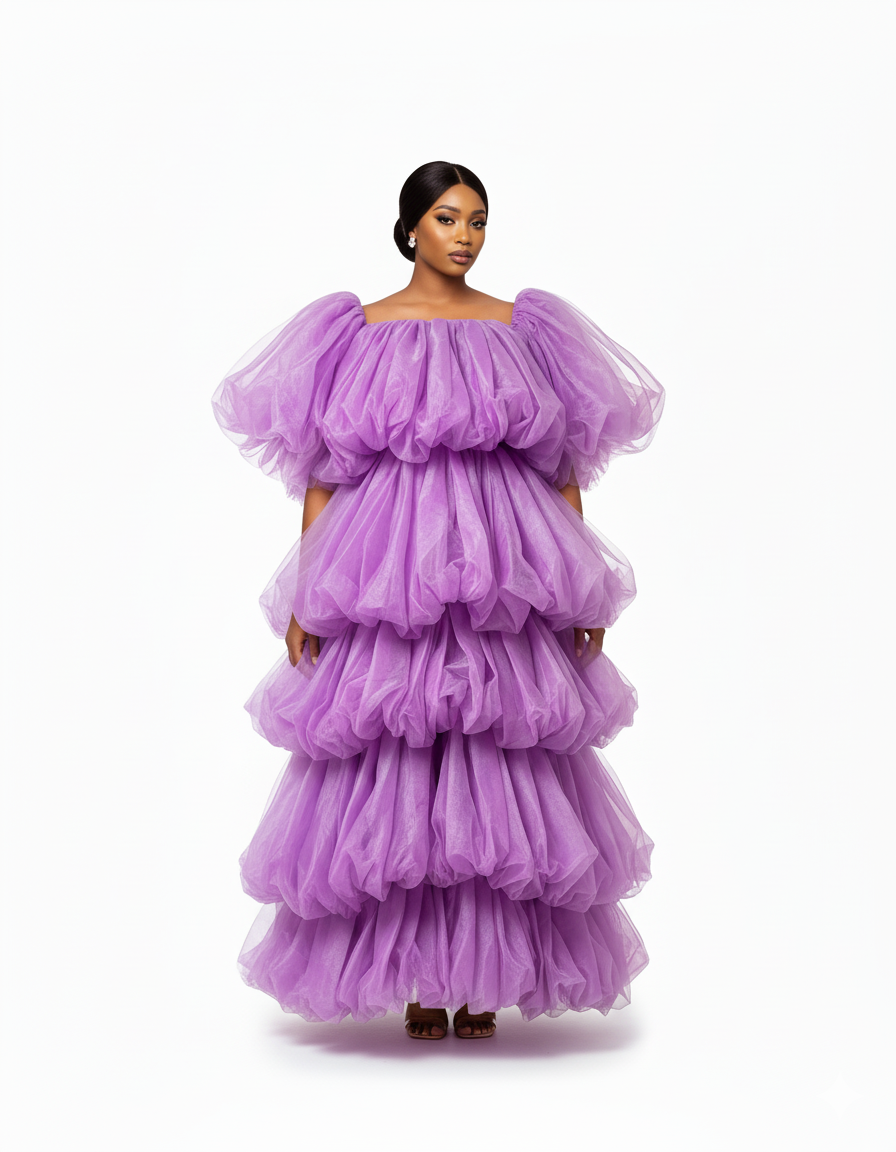 Amara Lavender Cloud Gown