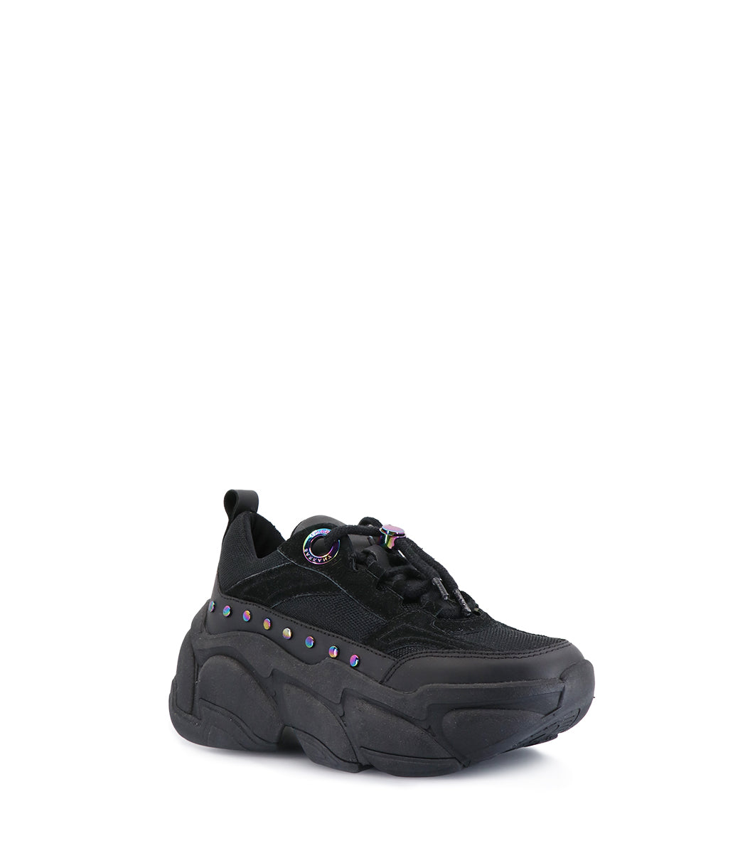 KUGA BLACK PLATFORM SNEAKERS