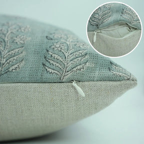 Unique Design Pure Linen Pipin Cushion Cover - Inderdhanush