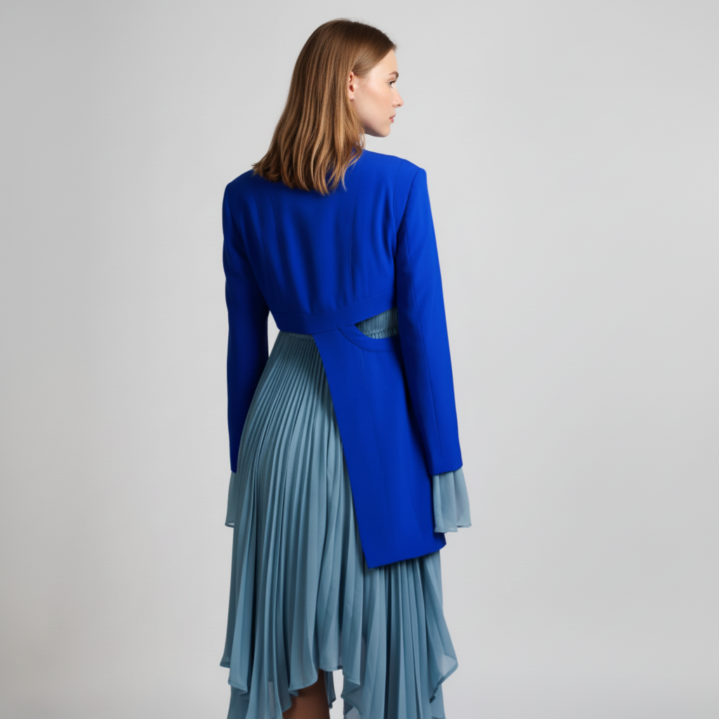 Raye Pleated Gown