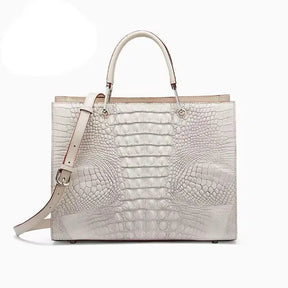 Luxe Artisanal Crocodile Leather Handbag | An Heirloom of Elegance  KolleenBoutique