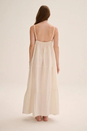 TIEMPOS Dress Beige
