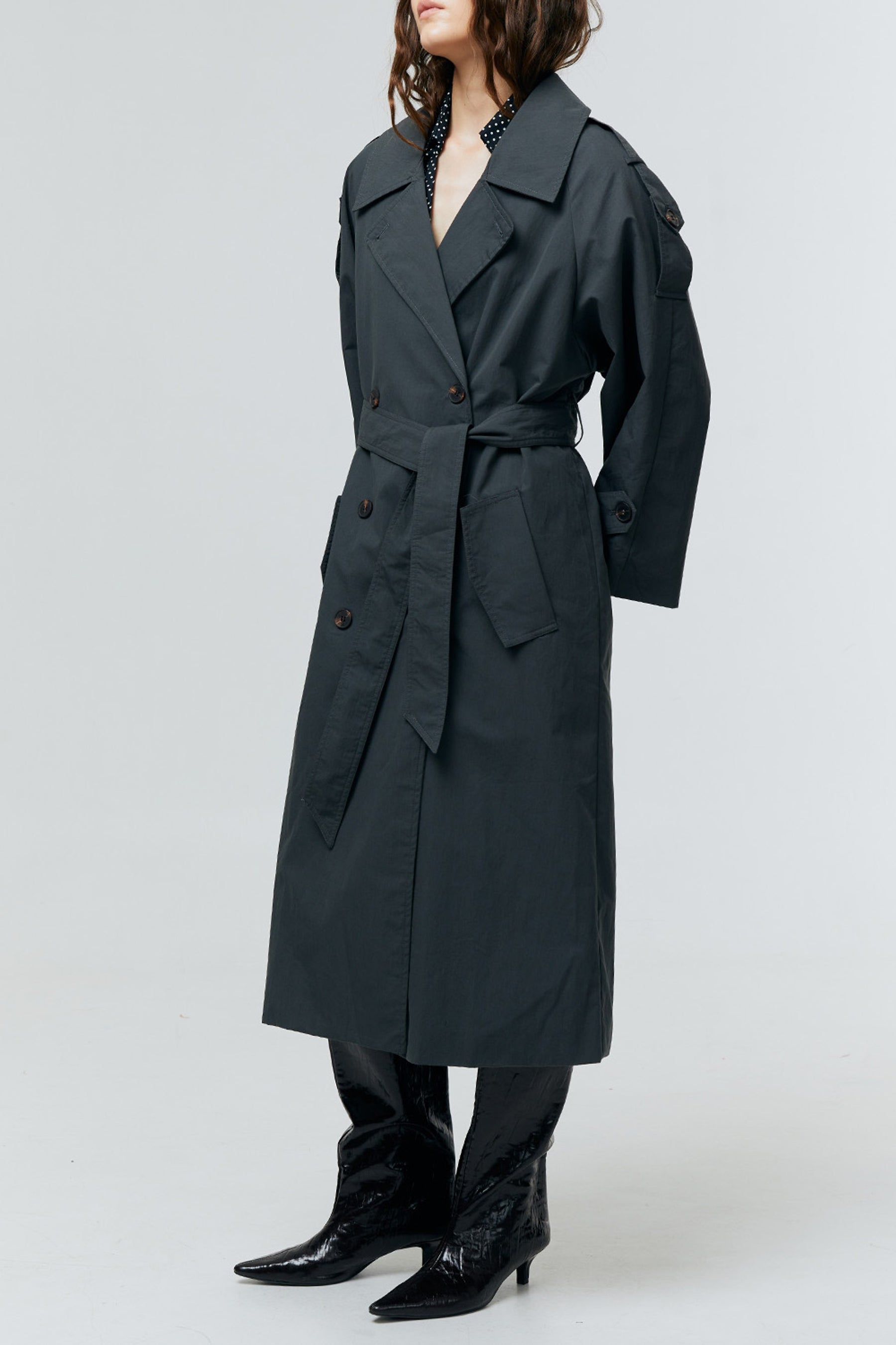 AVERY BELTED TRENCH COAT