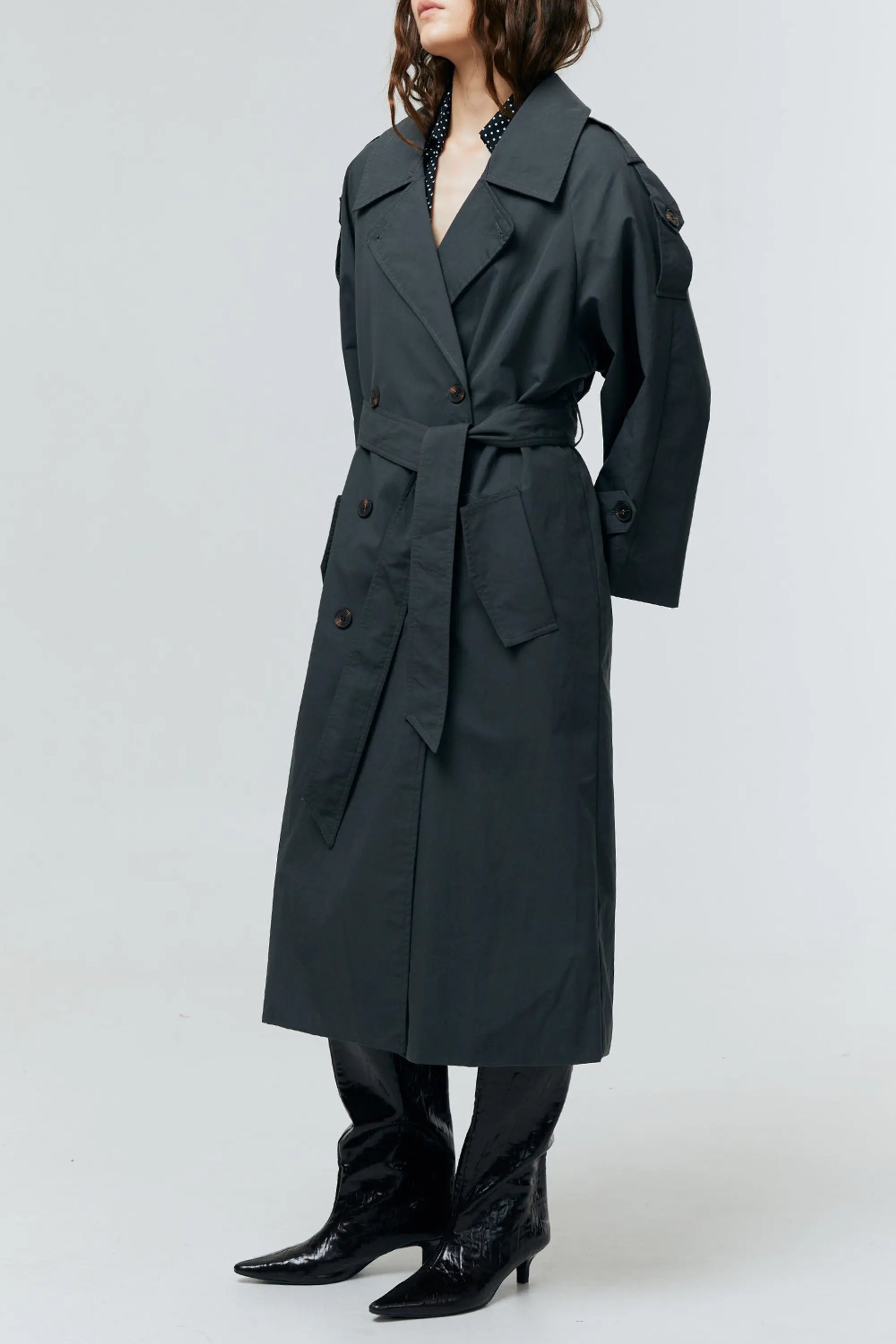 AVERY BELTED TRENCH COAT