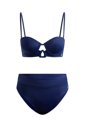 Push Up Bikini Top Navy
