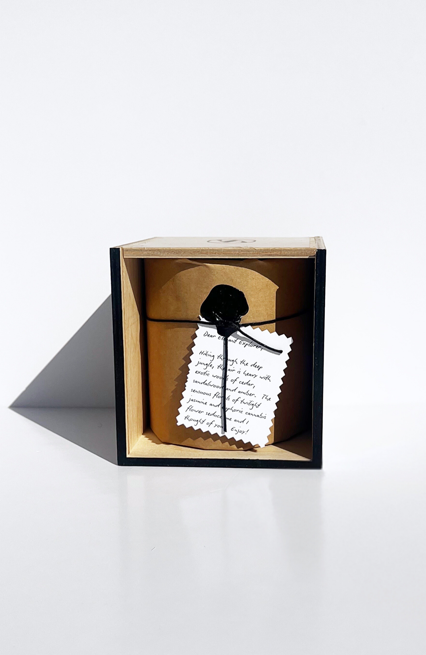 Labdanum Veil Scented Candle with Wood Wick