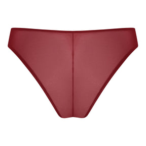 Curvy Kate Love Me Lace Brazilian Claret