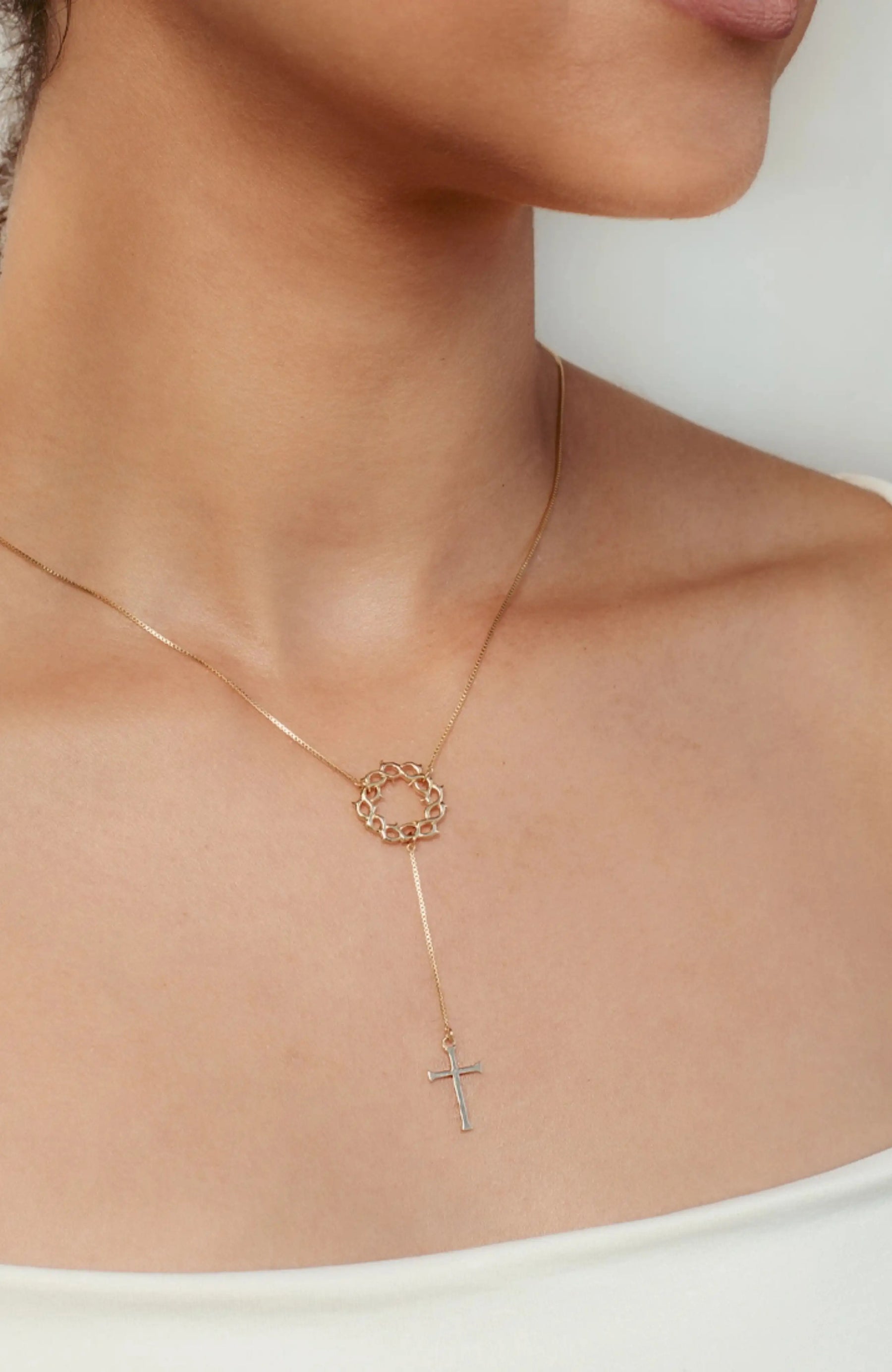 Crown Of Thorns Y Necklace