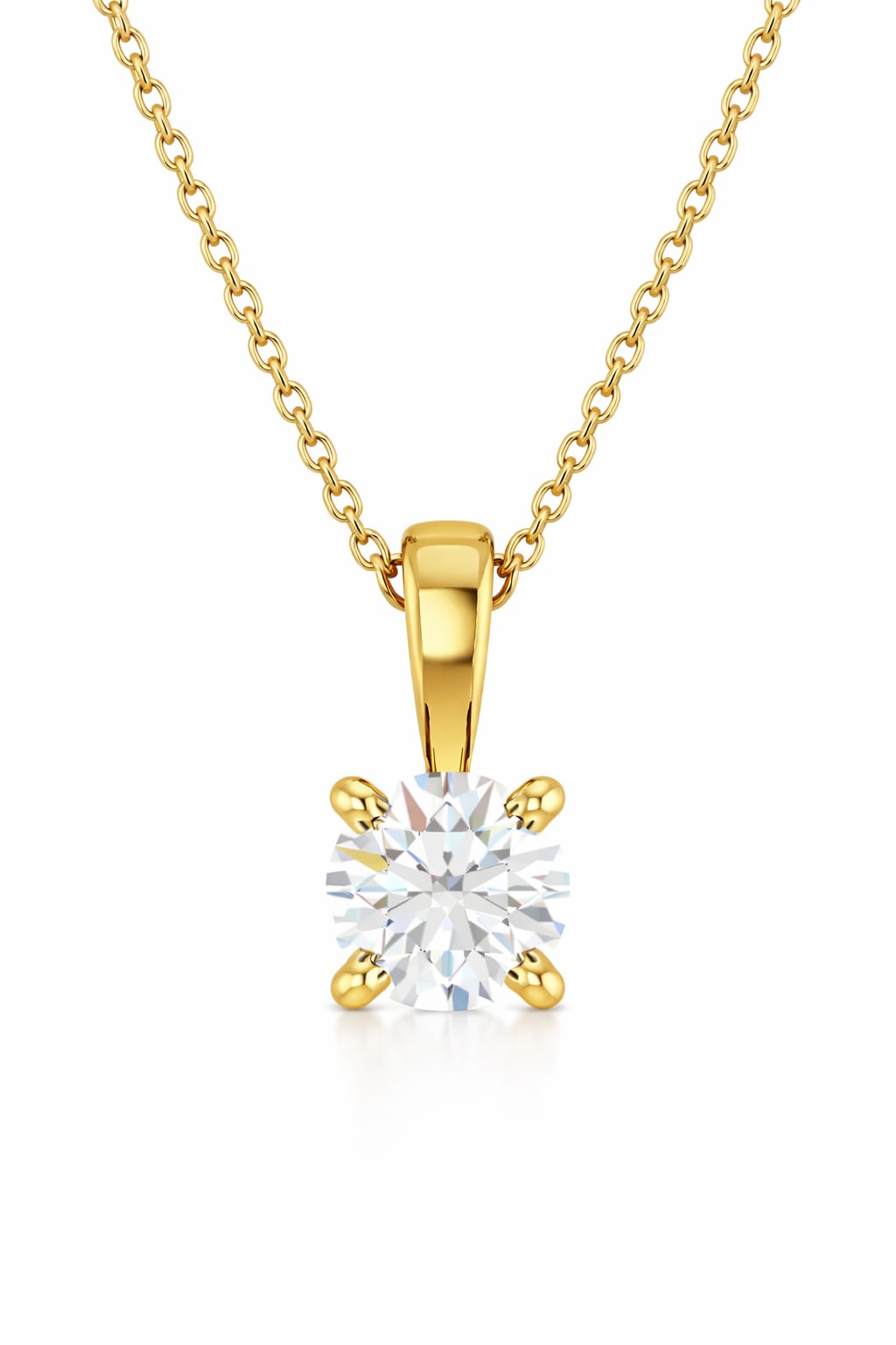 Solitaire Diamond Necklace