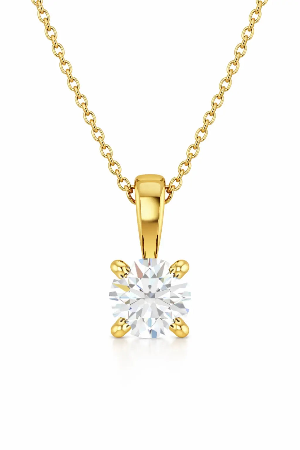 Solitaire Diamond Necklace
