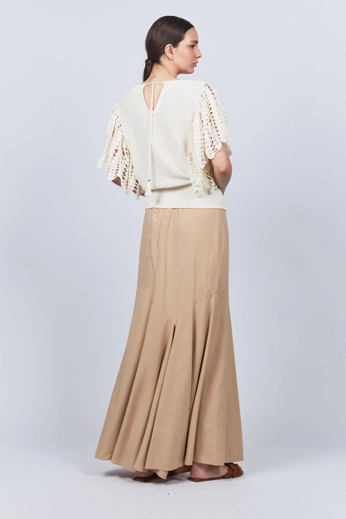 Alejandra Vest | Ivory Melange