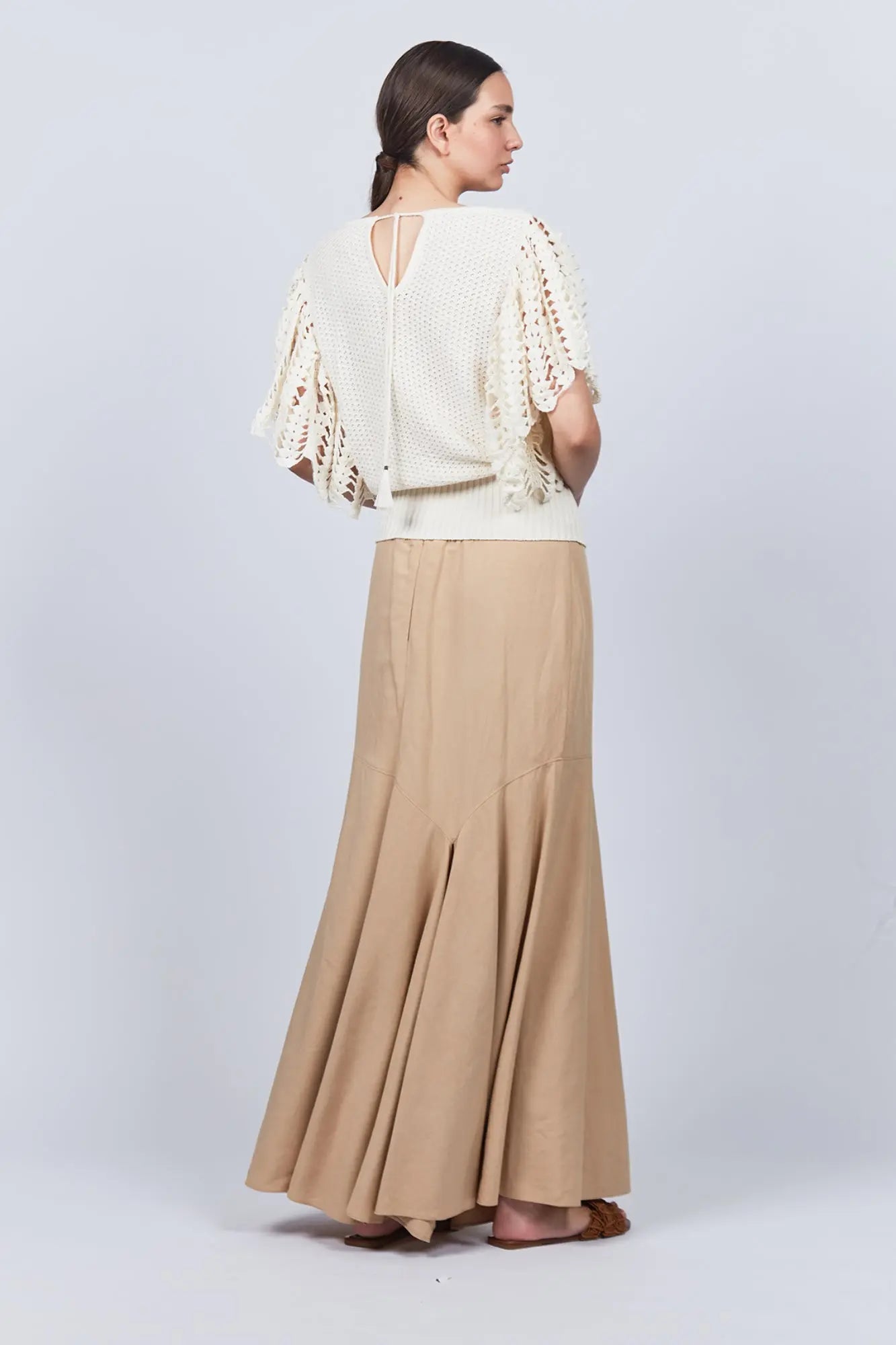 Alejandra Vest | Ivory Melange