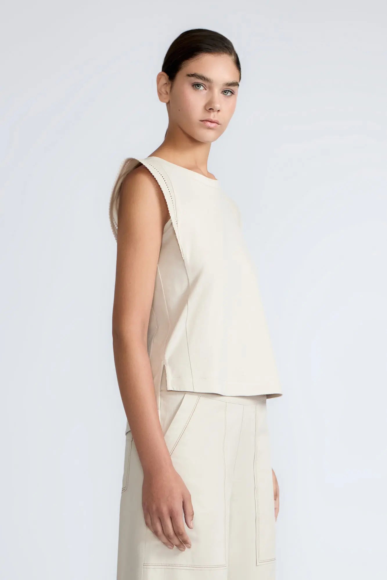 Regina Pima Cotton Knit Top | Pristine