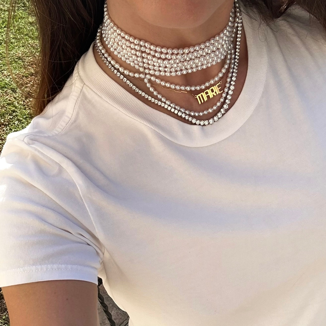 THE ‘’VICTORIA’’ PEARL CHOKER NECKLACE
