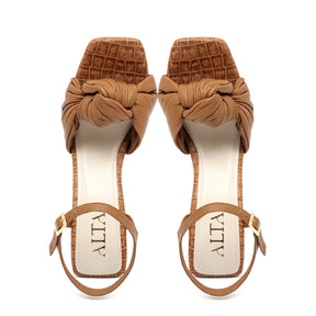 ALESSIA BROWN SANDALS