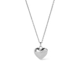 Sterling Silver Heart Charm Necklace