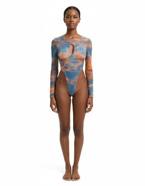 Sunset Mesh Bodysuit - Chuks Collins - Amber Dancing Collection