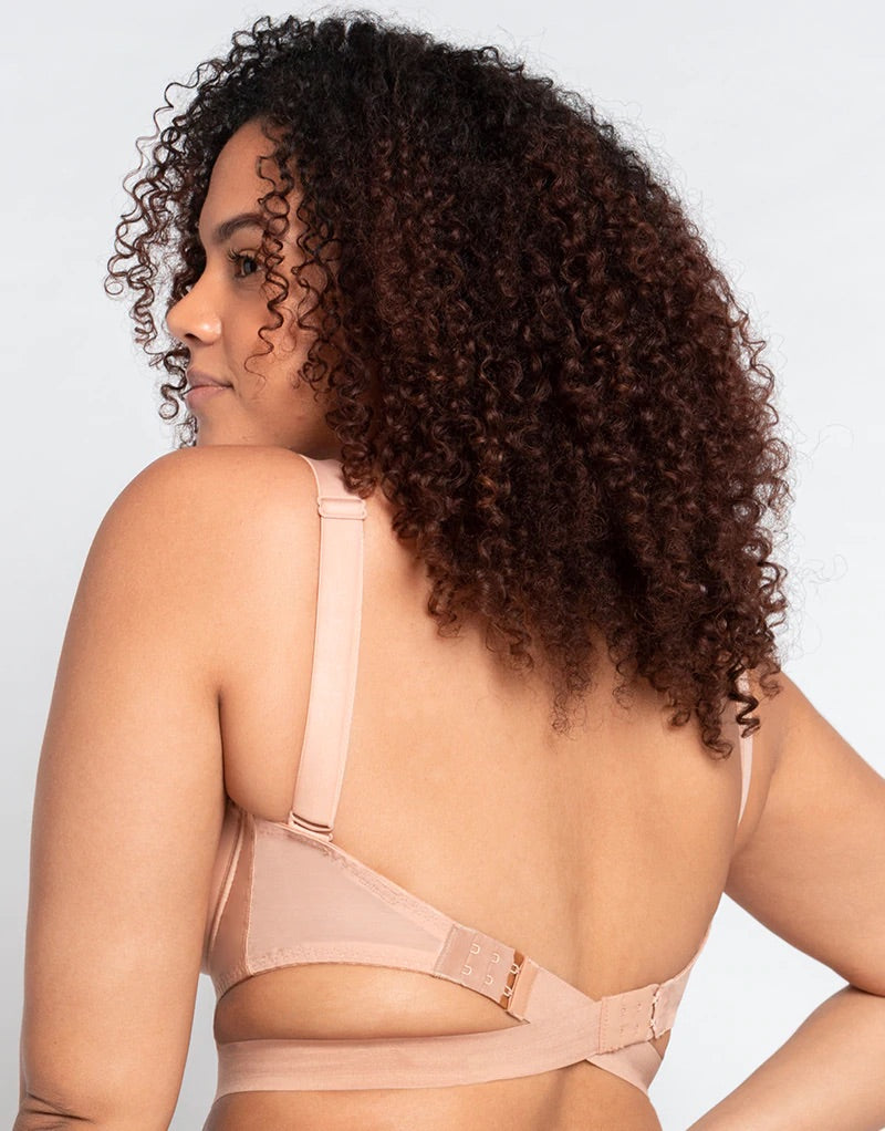 Curvy Kate Super-plunge Multi-way Bra Latte