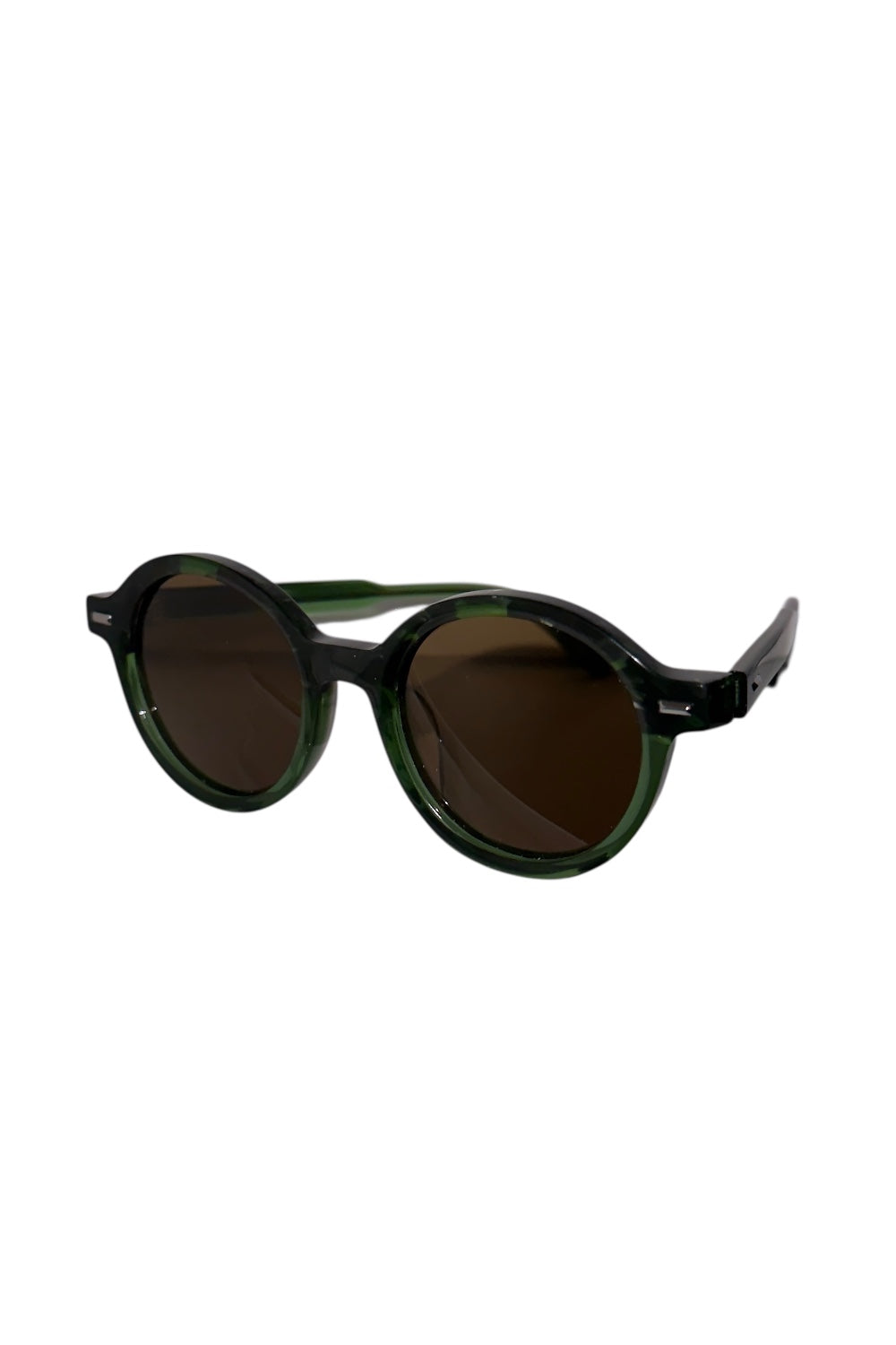 Emerald Round 48mm Sunglasses