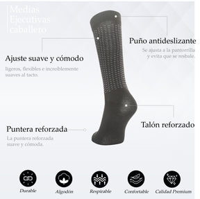 PACK DE 3 MEDIAS EJECUTIVAS