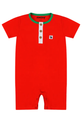 Mixed Up Clothing Suave Baby Romper - Red Alert