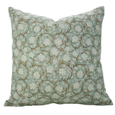 Handmade Block Print Pure Linen Pillow Cover- Amritvela
