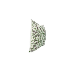 Decorative Block Printed Linen Blend Pillow Cover -  Shehjan