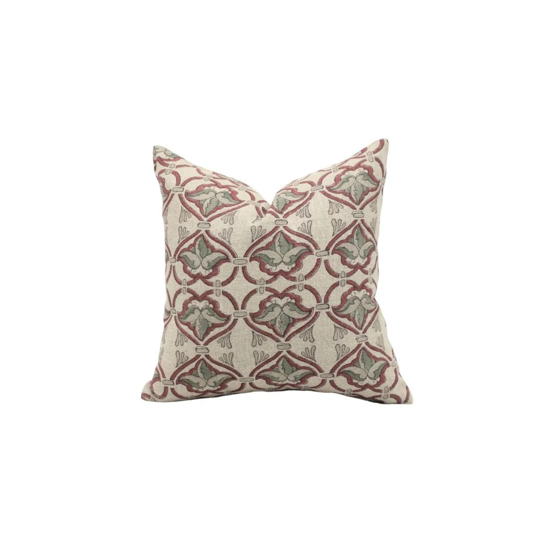 Bohemian Style Pillow Cover Thick Linen Pillow- Hridyavan