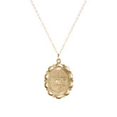 Star of David Jewish Gold Charm Necklace