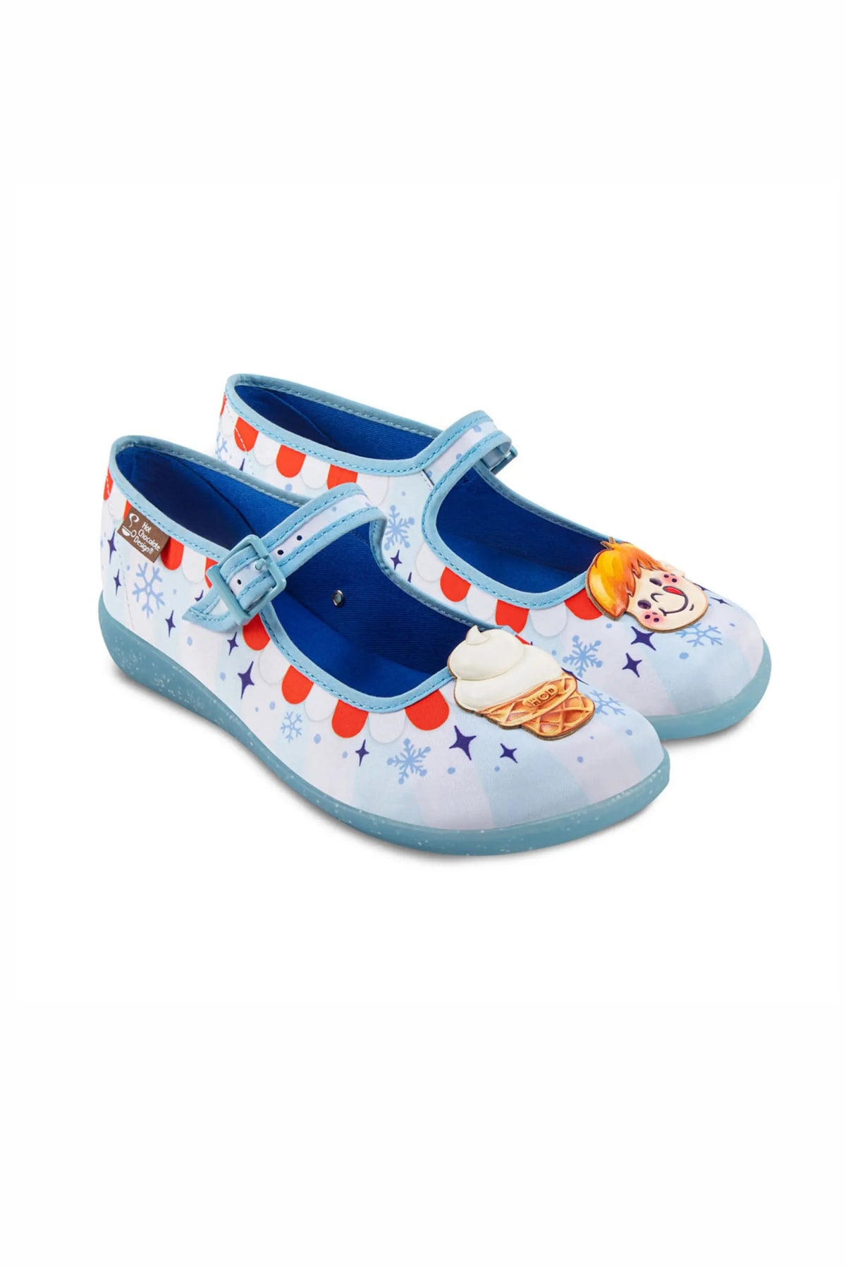 Frost Swirl Women's Mary Jane Flats