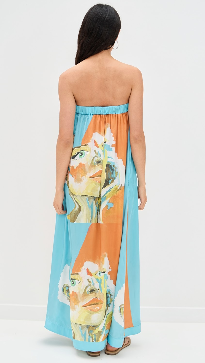 Kesi Maxi Strapless Dress
