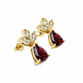 Classic Garnet Earrings