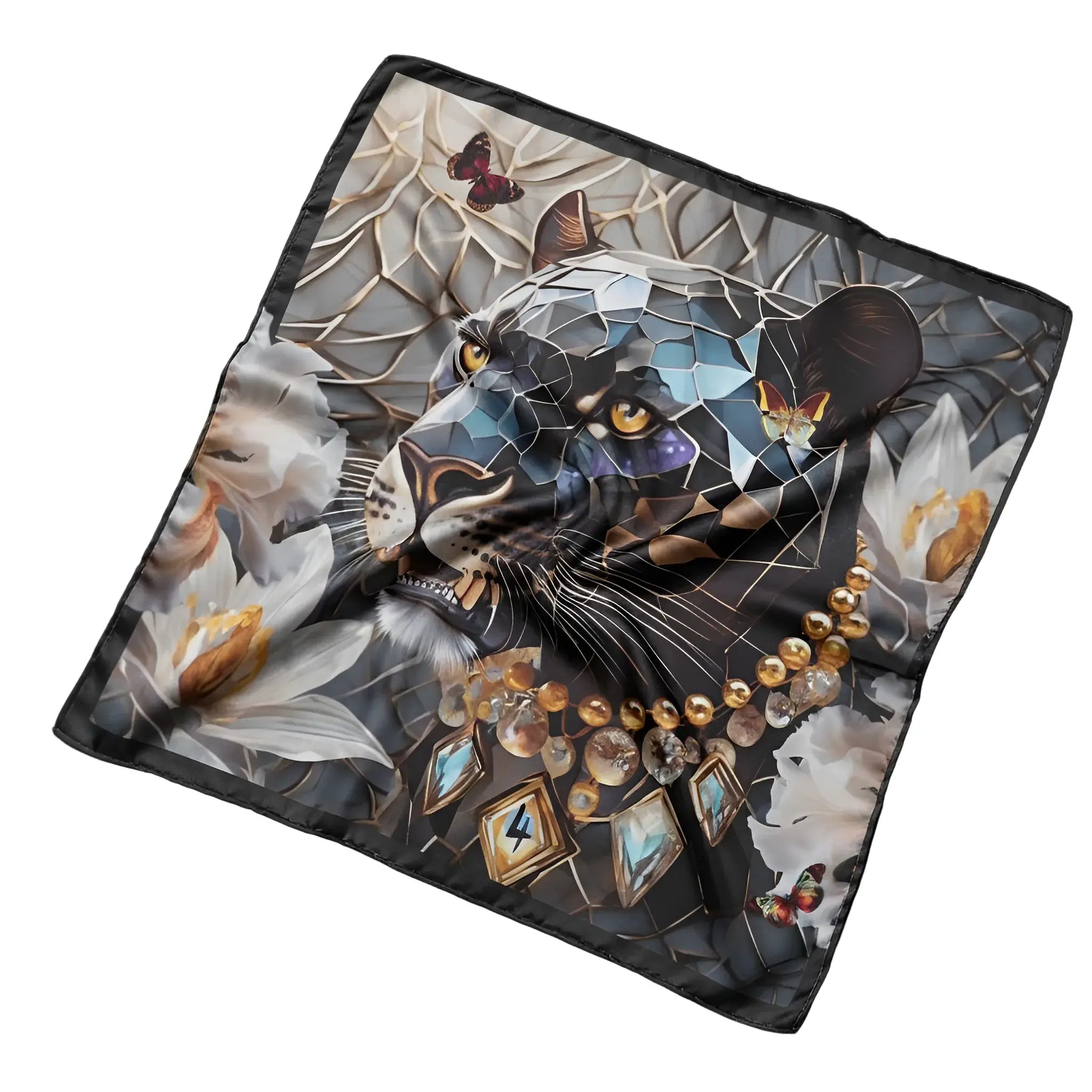 Dusk's Crystal Guardian Extra Large Silk Scarf