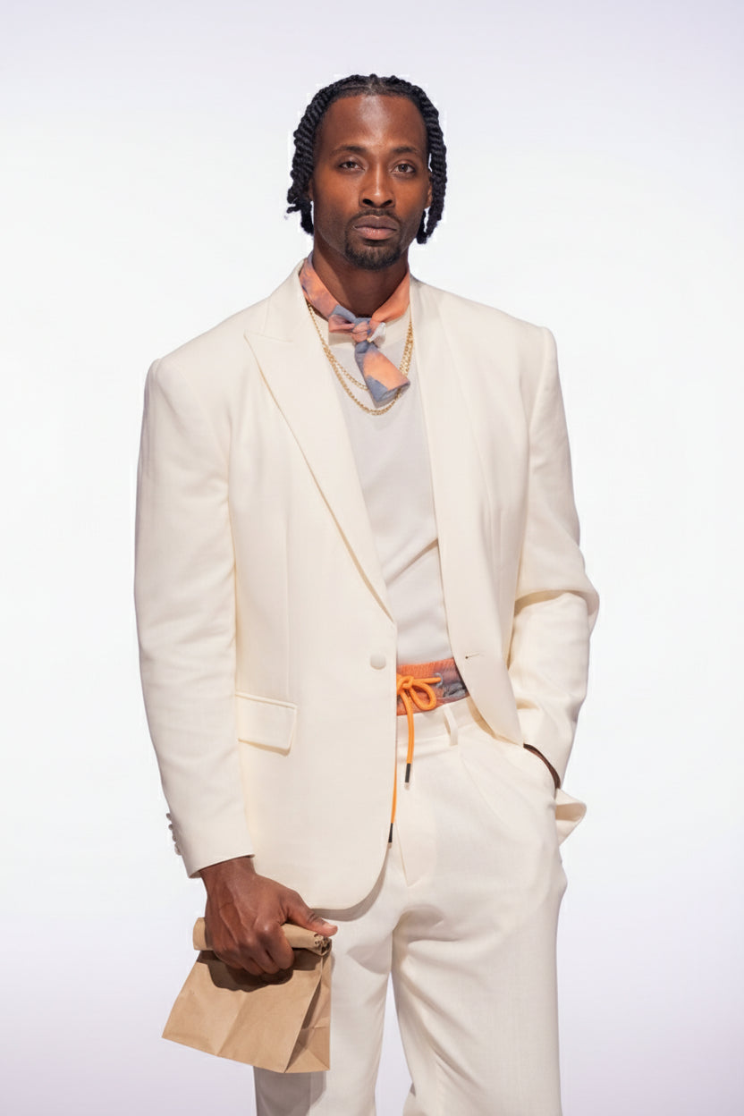 Ivory Oasis Suit - Amber Dancing Collection