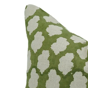 Natural Hand-Carved Block Print Design Boho Pure Linen Pillow Cover- Badal