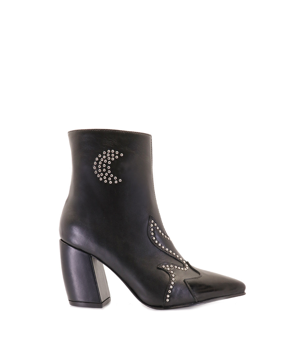 Moonlit Black Booties MAO