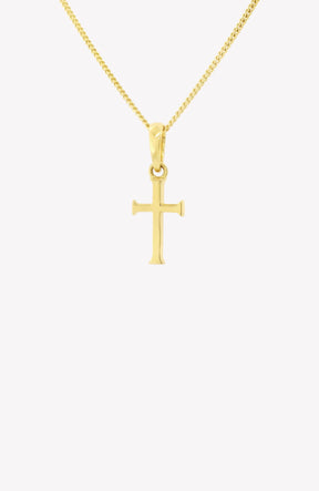 Small Cross Pendant Necklace
