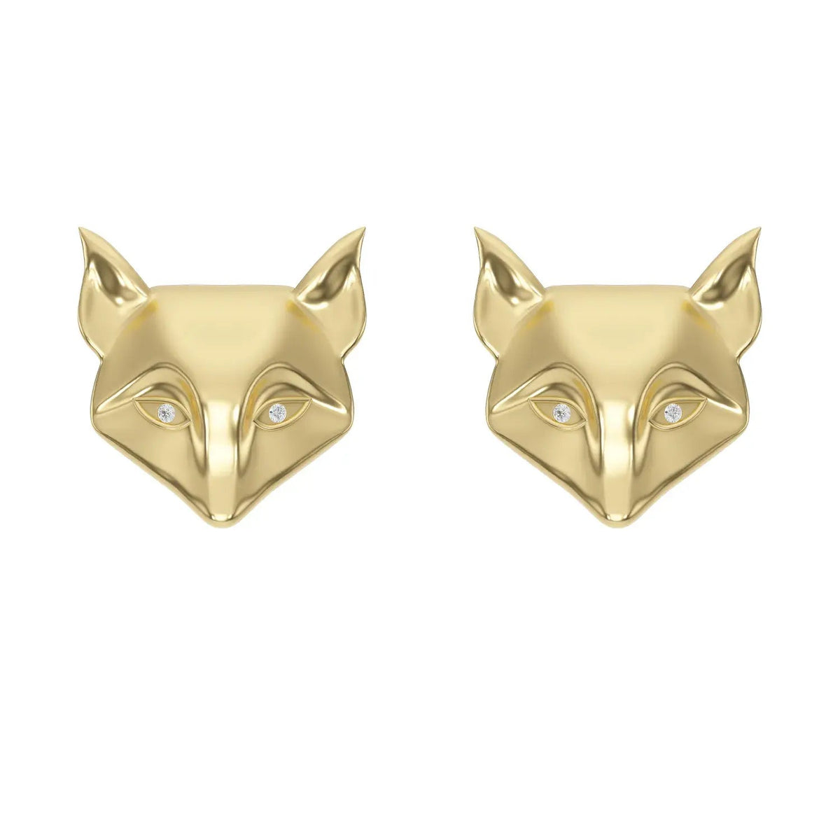 DESERI FOX Stud Earrings