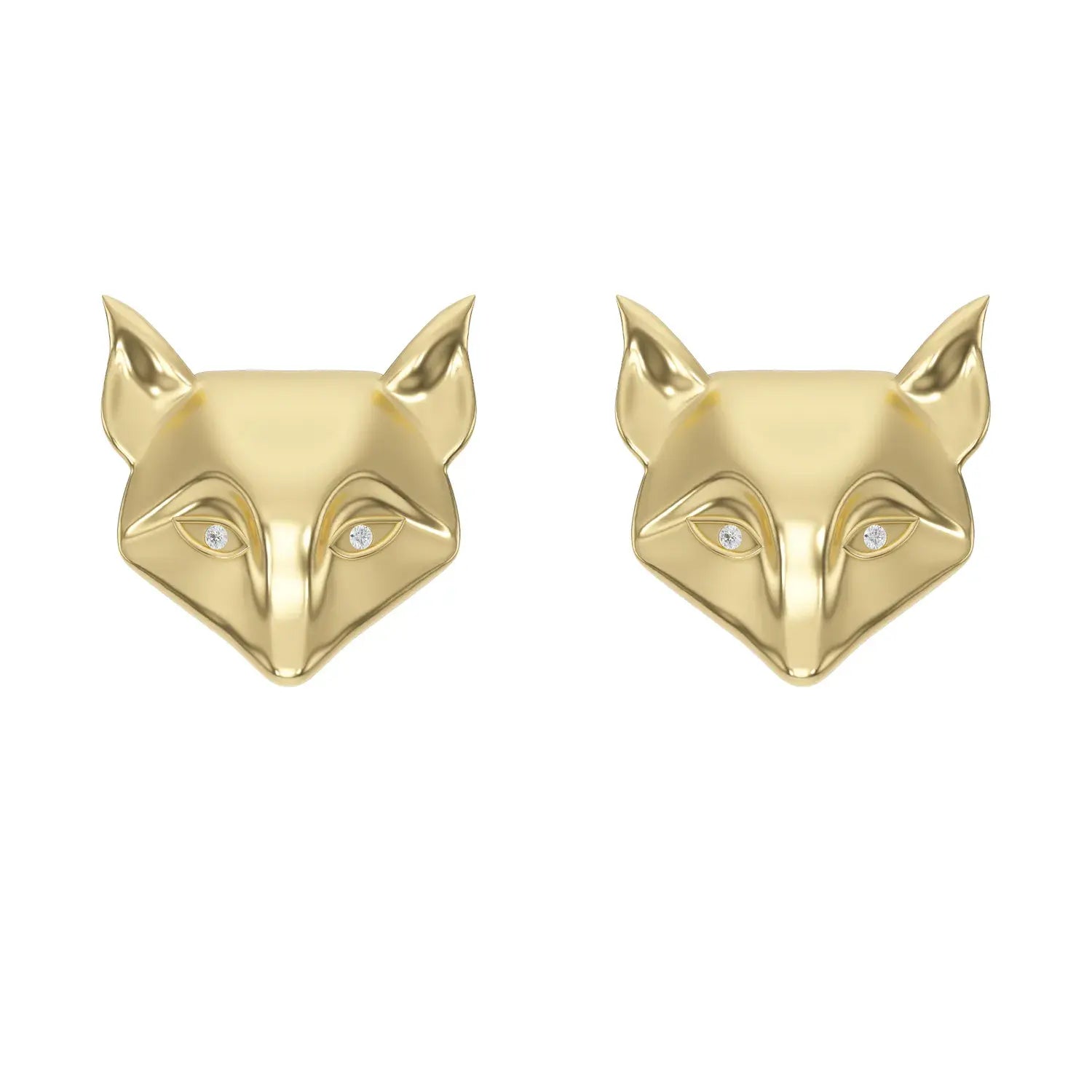 DESERI FOX Stud Earrings