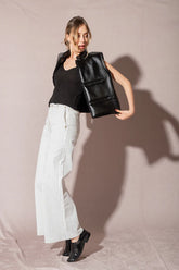 Roxy Faux Leather Vest