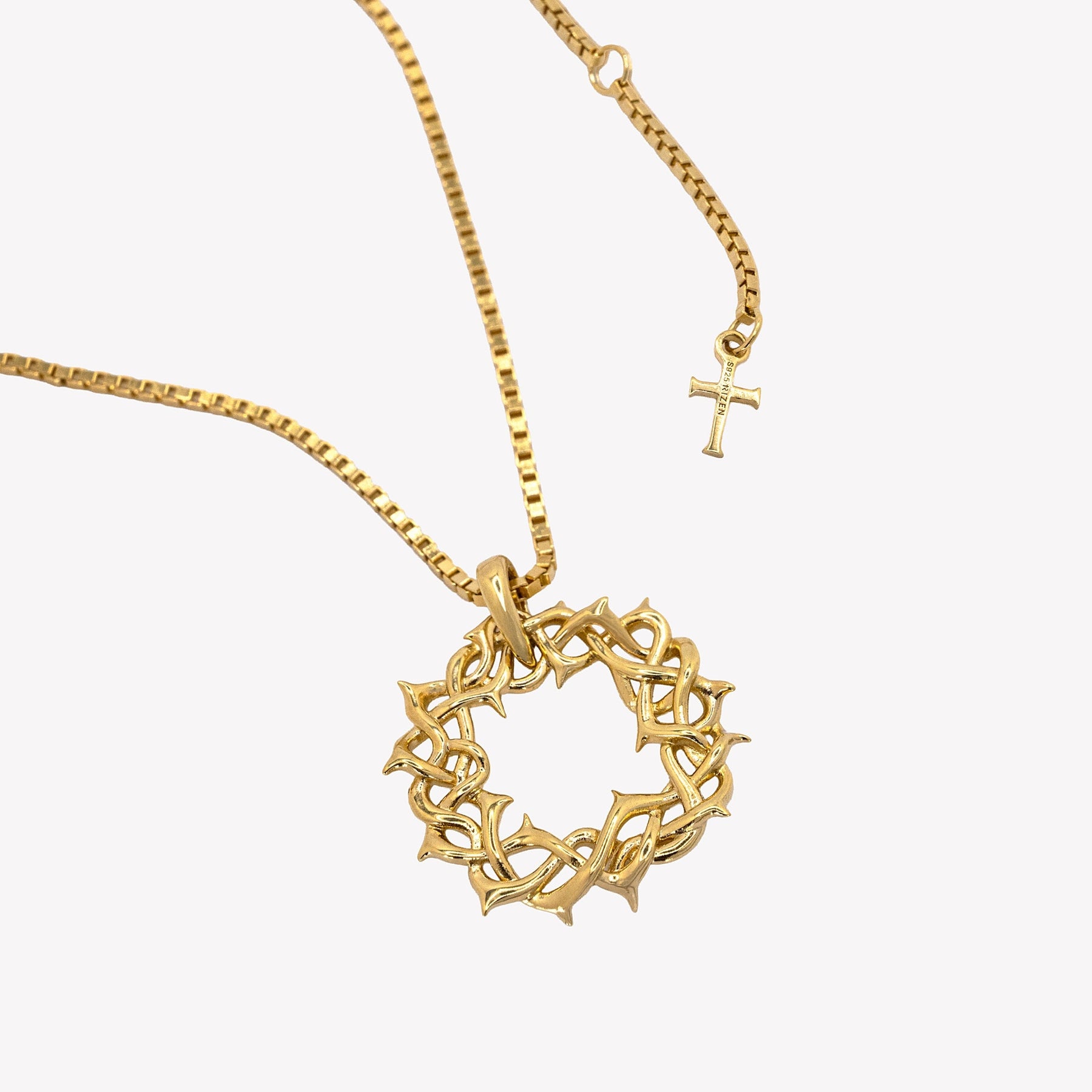 Crown of Thorns Large Pendant Necklace