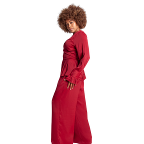 Long Sleeve Wrap Top