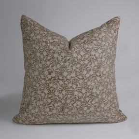 Hand Block Printed Pure Linen Pillow Cover for Home Décor - Firoza