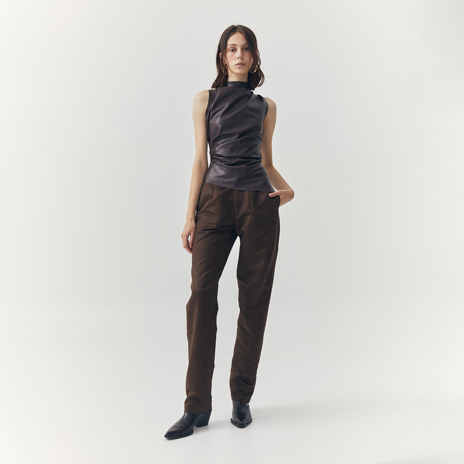 JUNO LEATHER TANK